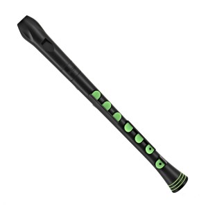 Nuvo Recorder +, Black/Green, Baroque